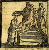 Picture 43 of 298 from Emblemata v. cl. Andreae Alciati : cū imaginibus plerisque restitutis ad mentem auctoris (1618), leaf 105