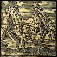 An illustration from Emblemata v. cl. Andreae Alciati : cū imaginibus plerisque restitutis ad mentem auctoris (1618)