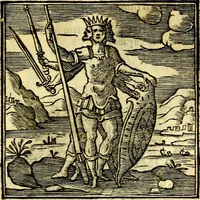 Picture 65 of 298 from Emblemata v. cl. Andreae Alciati : cū imaginibus plerisque restitutis ad mentem auctoris (1618), leaf 132