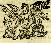 Picture 75 of 298 from Emblemata v. cl. Andreae Alciati : cū imaginibus plerisque restitutis ad mentem auctoris (1618), leaf 143