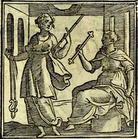 An illustration from Emblemata v. cl. Andreae Alciati : cū imaginibus plerisque restitutis ad mentem auctoris (1618)