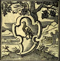 Picture 77 of 298 from Emblemata v. cl. Andreae Alciati : cū imaginibus plerisque restitutis ad mentem auctoris (1618), leaf 145