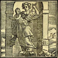 An illustration from Emblemata v. cl. Andreae Alciati : cū imaginibus plerisque restitutis ad mentem auctoris (1618)