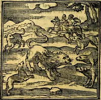 Picture 97 of 298 from Emblemata v. cl. Andreae Alciati : cū imaginibus plerisque restitutis ad mentem auctoris (1618), leaf 169