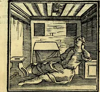 Picture 107 of 298 from Emblemata v. cl. Andreae Alciati : cū imaginibus plerisque restitutis ad mentem auctoris (1618), leaf 180