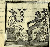 Picture 145 of 298 from Emblemata v. cl. Andreae Alciati : cū imaginibus plerisque restitutis ad mentem auctoris (1618), leaf 226