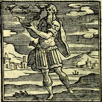 Picture 149 of 298 from Emblemata v. cl. Andreae Alciati : cū imaginibus plerisque restitutis ad mentem auctoris (1618), leaf 231