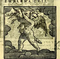 An illustration from Emblemata v. cl. Andreae Alciati : cū imaginibus plerisque restitutis ad mentem auctoris (1618)