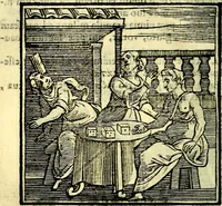 Picture 190 of 298 from Emblemata v. cl. Andreae Alciati : cū imaginibus plerisque restitutis ad mentem auctoris (1618), leaf 281