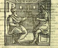 Picture 201 of 298 from Emblemata v. cl. Andreae Alciati : cū imaginibus plerisque restitutis ad mentem auctoris (1618), leaf 295