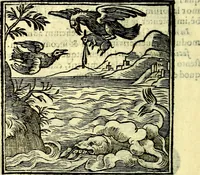An illustration from Emblemata v. cl. Andreae Alciati : cū imaginibus plerisque restitutis ad mentem auctoris (1618)