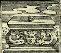 Picture 230 of 298 from Emblemata v. cl. Andreae Alciati : cū imaginibus plerisque restitutis ad mentem auctoris (1618), leaf 330