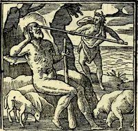 An illustration from Emblemata v. cl. Andreae Alciati : cū imaginibus plerisque restitutis ad mentem auctoris (1618)