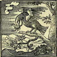 An illustration from Emblemata v. cl. Andreae Alciati : cū imaginibus plerisque restitutis ad mentem auctoris (1618)