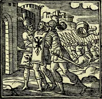 An illustration from Emblemata v. cl. Andreae Alciati : cū imaginibus plerisque restitutis ad mentem auctoris (1618)