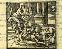 An illustration from Emblemata v. cl. Andreae Alciati : cū imaginibus plerisque restitutis ad mentem auctoris (1618)