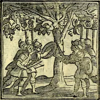 An illustration from Emblemata v. cl. Andreae Alciati : cū imaginibus plerisque restitutis ad mentem auctoris (1618)