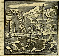 An illustration from Emblemata v. cl. Andreae Alciati : cū imaginibus plerisque restitutis ad mentem auctoris (1618)