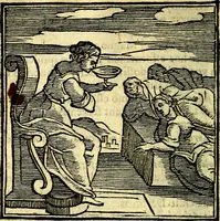 An illustration from Emblemata v. cl. Andreae Alciati : cū imaginibus plerisque restitutis ad mentem auctoris (1618)