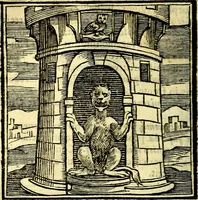 Picture 21 of 298 from Emblemata v. cl. Andreae Alciati : cū imaginibus plerisque restitutis ad mentem auctoris (1618), leaf 79