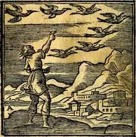 Picture 28 of 298 from Emblemata v. cl. Andreae Alciati : cū imaginibus plerisque restitutis ad mentem auctoris (1618), leaf 87