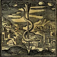 Picture 32 of 298 from Emblemata v. cl. Andreae Alciati : cū imaginibus plerisque restitutis ad mentem auctoris (1618), leaf 92