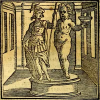 Picture 37 of 298 from Emblemata v. cl. Andreae Alciati : cū imaginibus plerisque restitutis ad mentem auctoris (1618), leaf 97