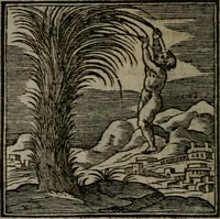 An illustration from Emblemata v. cl. Andreae Alciati : cu imaginibus plerisque restitutis ad mentem auctoris (1618)