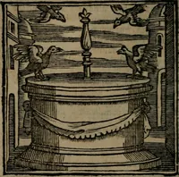An illustration from Emblemata v. cl. Andreae Alciati : cu imaginibus plerisque restitutis ad mentem auctoris (1618)