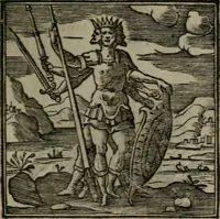 An illustration from Emblemata v. cl. Andreae Alciati : cu imaginibus plerisque restitutis ad mentem auctoris (1618)
