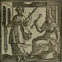 An illustration from Emblemata v. cl. Andreae Alciati : cu imaginibus plerisque restitutis ad mentem auctoris (1618)