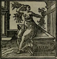 An illustration from Emblemata v. cl. Andreae Alciati : cu imaginibus plerisque restitutis ad mentem auctoris (1618)