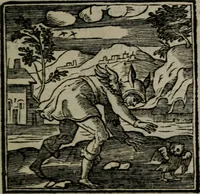 An illustration from Emblemata v. cl. Andreae Alciati : cu imaginibus plerisque restitutis ad mentem auctoris (1618)