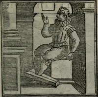 An illustration from Emblemata v. cl. Andreae Alciati : cu imaginibus plerisque restitutis ad mentem auctoris (1618)