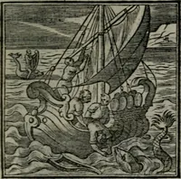 An illustration from Emblemata v. cl. Andreae Alciati : cu imaginibus plerisque restitutis ad mentem auctoris (1618)