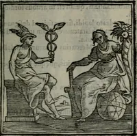 An illustration from Emblemata v. cl. Andreae Alciati : cu imaginibus plerisque restitutis ad mentem auctoris (1618)