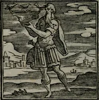 An illustration from Emblemata v. cl. Andreae Alciati : cu imaginibus plerisque restitutis ad mentem auctoris (1618)