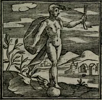 An illustration from Emblemata v. cl. Andreae Alciati : cu imaginibus plerisque restitutis ad mentem auctoris (1618)