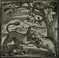 An illustration from Emblemata v. cl. Andreae Alciati : cu imaginibus plerisque restitutis ad mentem auctoris (1618)