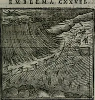 Picture 158 of 256 from Emblemata v. cl. Andreae Alciati : cu imaginibus plerisque restitutis ad mentem auctoris (1618), leaf 262