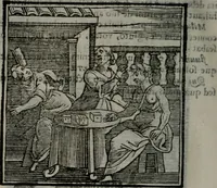 An illustration from Emblemata v. cl. Andreae Alciati : cu imaginibus plerisque restitutis ad mentem auctoris (1618)