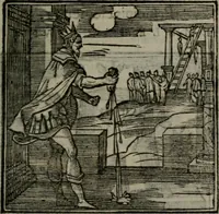 An illustration from Emblemata v. cl. Andreae Alciati : cu imaginibus plerisque restitutis ad mentem auctoris (1618)