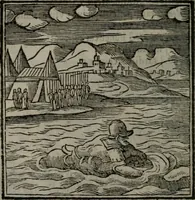 Picture 200 of 256 from Emblemata v. cl. Andreae Alciati : cu imaginibus plerisque restitutis ad mentem auctoris (1618), leaf 323