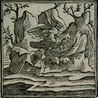 An illustration from Emblemata v. cl. Andreae Alciati : cu imaginibus plerisque restitutis ad mentem auctoris (1618)