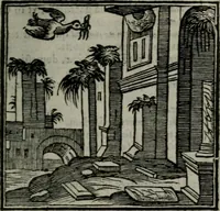 An illustration from Emblemata v. cl. Andreae Alciati : cu imaginibus plerisque restitutis ad mentem auctoris (1618)