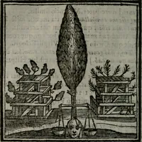 An illustration from Emblemata v. cl. Andreae Alciati : cu imaginibus plerisque restitutis ad mentem auctoris (1618)
