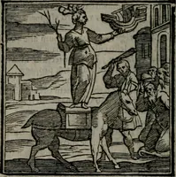 An illustration from Emblemata v. cl. Andreae Alciati : cu imaginibus plerisque restitutis ad mentem auctoris (1618)