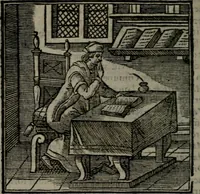 An illustration from Emblemata v. cl. Andreae Alciati : cu imaginibus plerisque restitutis ad mentem auctoris (1618)