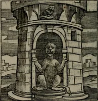 An illustration from Emblemata v. cl. Andreae Alciati : cu imaginibus plerisque restitutis ad mentem auctoris (1618)