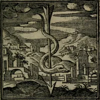 Picture 33 of 256 from Emblemata v. cl. Andreae Alciati : cu imaginibus plerisque restitutis ad mentem auctoris (1618), leaf 92